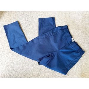 Aritzia Wilfred blue tapered pull on trousers